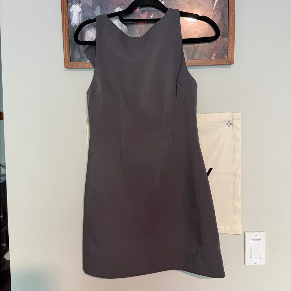Meshki Charcoal Sleeveless Mini Dress